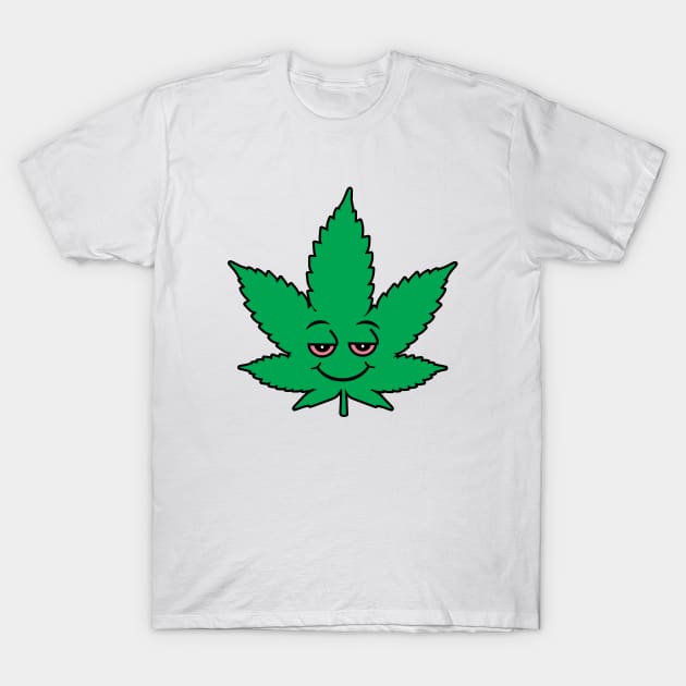 Stoned Weed Leaf T-Shirt by defytees